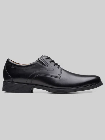 Clarks Whiddon Plain Toe Oxford In Black