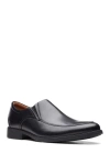 Clarks Whiddon Step Slip-on Loafer In Black Leather
