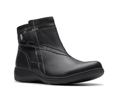 Clarks Wide Width Carleigh Style Bootie In Black