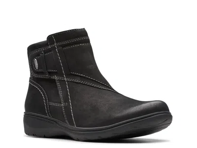 Clarks Wide Width Carleigh Style Bootie In Black