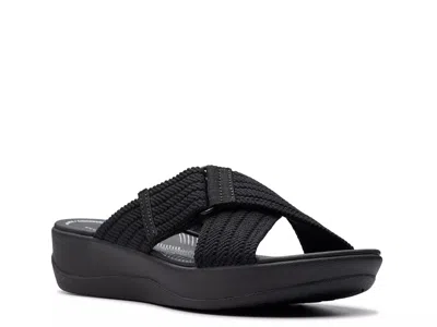Clarks Wide Width Cloudsteppers Arla Wave Sandal In Multi