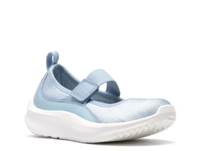 Clarks Wide Width Cloudsteppers Solevana Jane Slipon In Blue