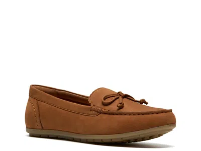 Clarks Wide Width Elliotte Sail Loafer In Brown