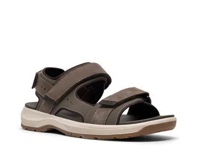 Clarks Wide Width Guideview Trek Sandal In Brown