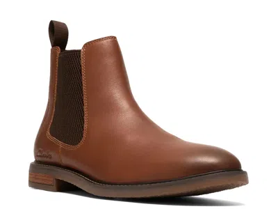 Clarks Wide Width Jaxen Easy Chelsea Boot In Brown