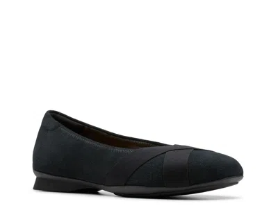 Clarks Wide Width Jazmynn Gem Slipon In Black