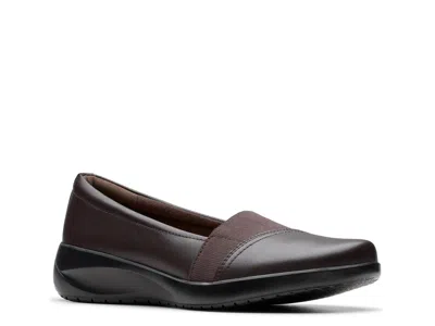 Clarks Wide Width Kaetlyn Rhea Slipon In Brown