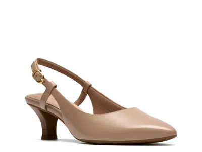 Clarks Wide Width Kepley Pump In Brown