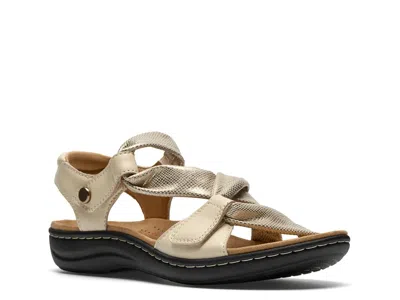 Clarks Wide Width Laurieann Bell Sandal In Brown