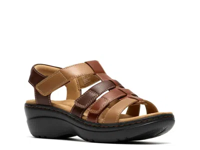 Clarks Wide Width Merliah Ruby Sandal In Brown