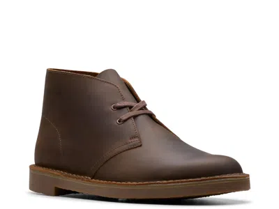 Clarks Wide Width Shepton Chukka Boot In Brown