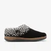 Clarks Willowdean Sweater Slippers In Black