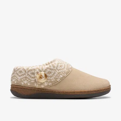 Clarks Willowdean Sweater Slippers In Brown ModeSens