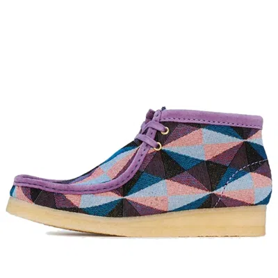 Clarks (wmns)  Wallabee Boots 'purple Combination'