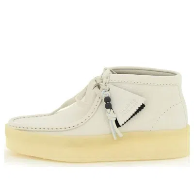 Clarks Wallabee Cup Boot In White