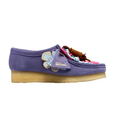 Pre-owned Clarks Wmns Wallabee 'charm Pack - Purple' | Women's Size 9