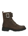 Clarks Woman Ankle Boots Military Green Size 8 Leather