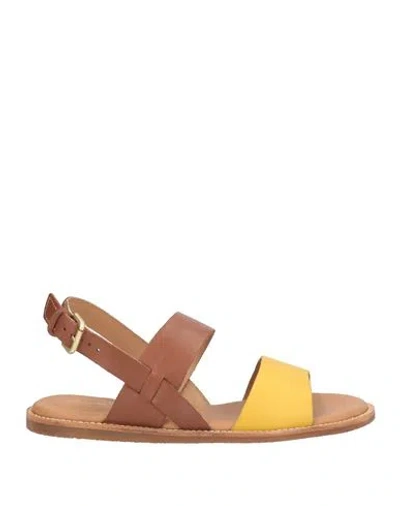 Clarks Woman Sandals Marigold Size 8 Leather