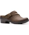 Clarks Women's Angie Braley Round Toe Mules