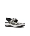 Clarks Arla Stroll In Black Multi Textile