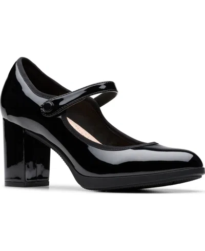Clarks Women's Bayla Lily Riptape Dress Pumps In Black