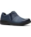 Clarks Women's Carleigh Abby Slip On Loafers In Blue
