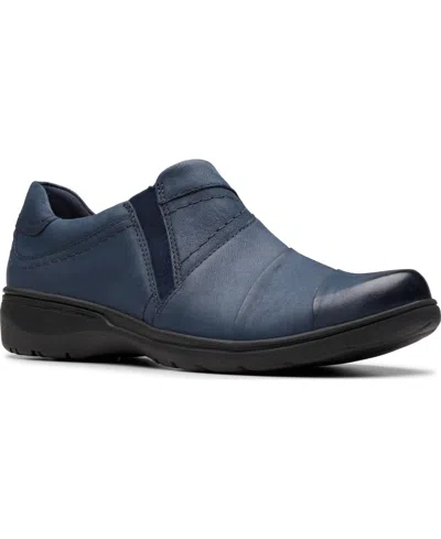 Clarks Women's Carleigh Abby Slip On Loafers In Blue