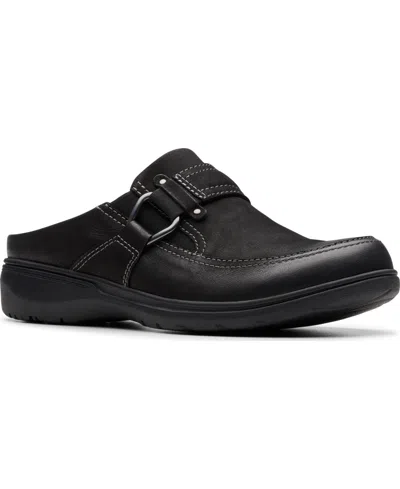 Clarks Women's Carleigh Viola Round Toe Mules In Black