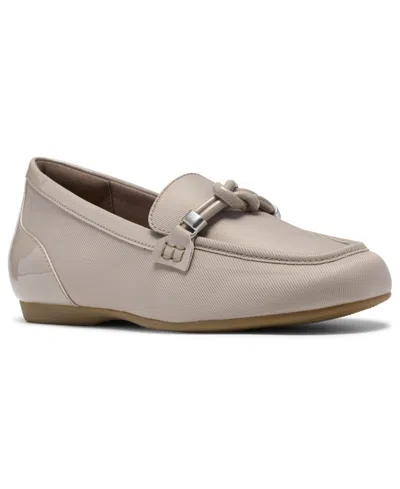 Clarks Women's Cathrynn Jazz Slip-on Loafers In Pebble Interest Textile