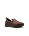 Clarks Breeze Bali Cloudsteppers Slip-on Sneakers In Brown Textile