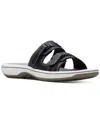 Clarks Women's Cloudsteppers Breeze Piper Comfort Slide Sandals