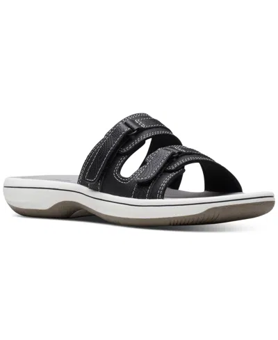 Clarks Women's Cloudsteppers Breeze Piper Comfort Slide Sandals