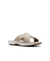 Clarks Breeze Sara In Taupe Synthetic