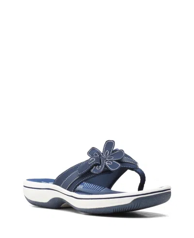 Clarks Women's Cloudsteppers Brinkley Flora Sandals In Blue
