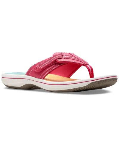 Clarks Women's Cloudsteppers Brinkley Jazz Sandals In Ombre Bright Pink