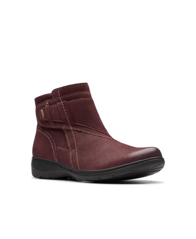 Clarks Women's Collection Carleigh Style Boots In Red