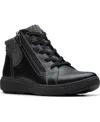 Clarks ® Caroline Spice Sneaker Boot In Black