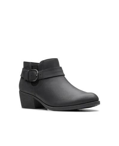 Clarks Women's Collection Charlten Rae Boots In Black Leather