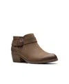Clarks Women's Collection Charlten Rae Boots In Mushroom Leather