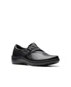 Clarks Women's Collection Cora Aubrie Shoes In Black Leather