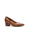 Clarks Ellanie Hope In Tan Leather