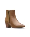 Clarks Ellanie Vibe In Taupe Leather