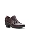 Clarks Emily 2 Braley In Dark Brown Leather