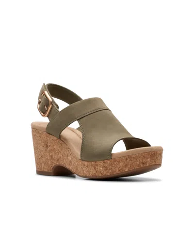 Clarks Women's Collection Giselle Rose Sandals In Green