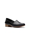 Clarks Women's Collection Juliet Trim Shoes In Black Leather