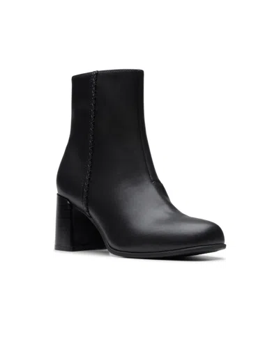 Clarks Women's Collection Keirsta Faye Boots In Black Leather