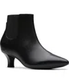 Clarks Kepley Erin Leather Boot In Black