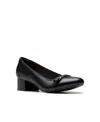Clarks Women's Collection Marilyn Nora Pumps In Black Leather
