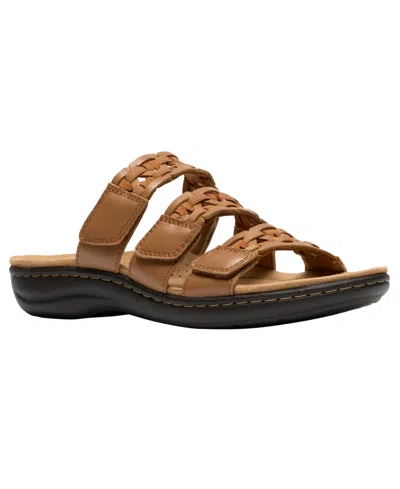 Clarks Women's Collection Round Toe Sandals In Brown