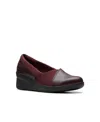 Clarks Suttyn Walk In Wine Leather
